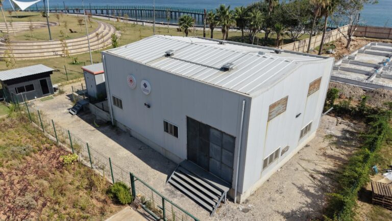 İskenderun Doğumevi Yağmursuyu Terfi Merkezi dış cephe